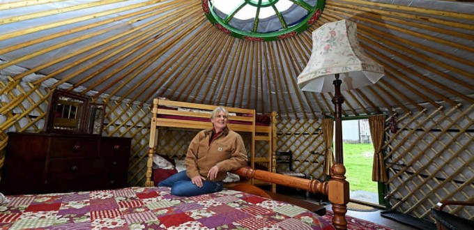 Yurts at Barnutopia