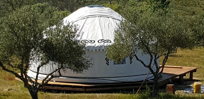 Yurts in Penamacor, Portugal