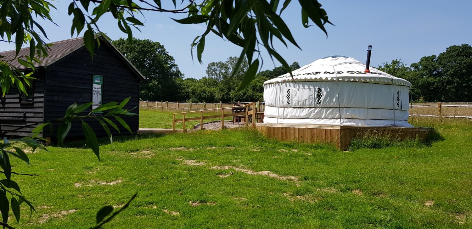 external view of the yurt