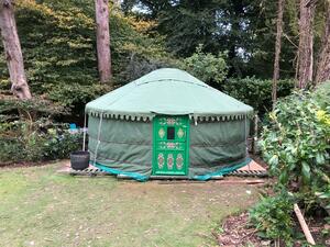 green yurt