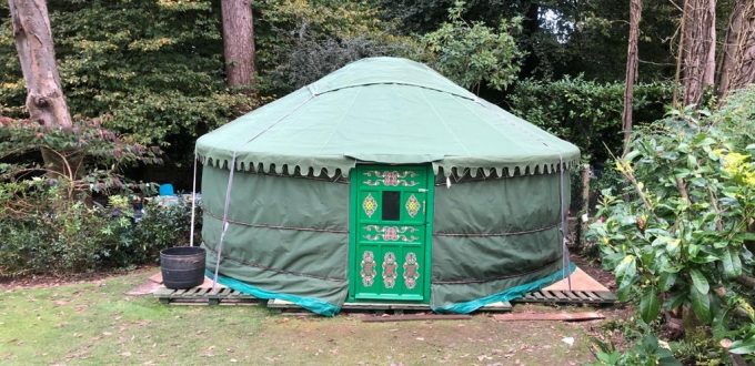 green yurt