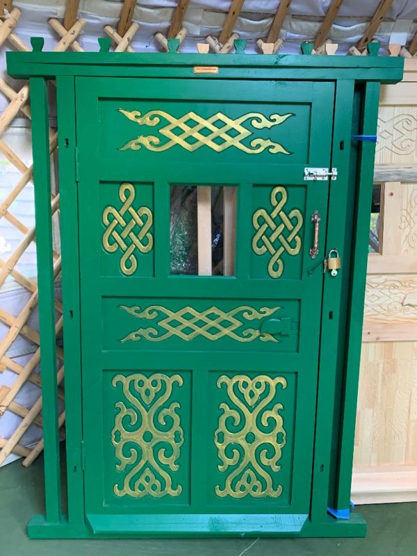 Carved door