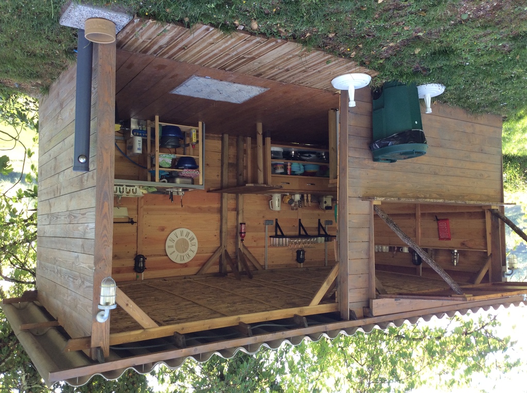 Kitchen for yurt