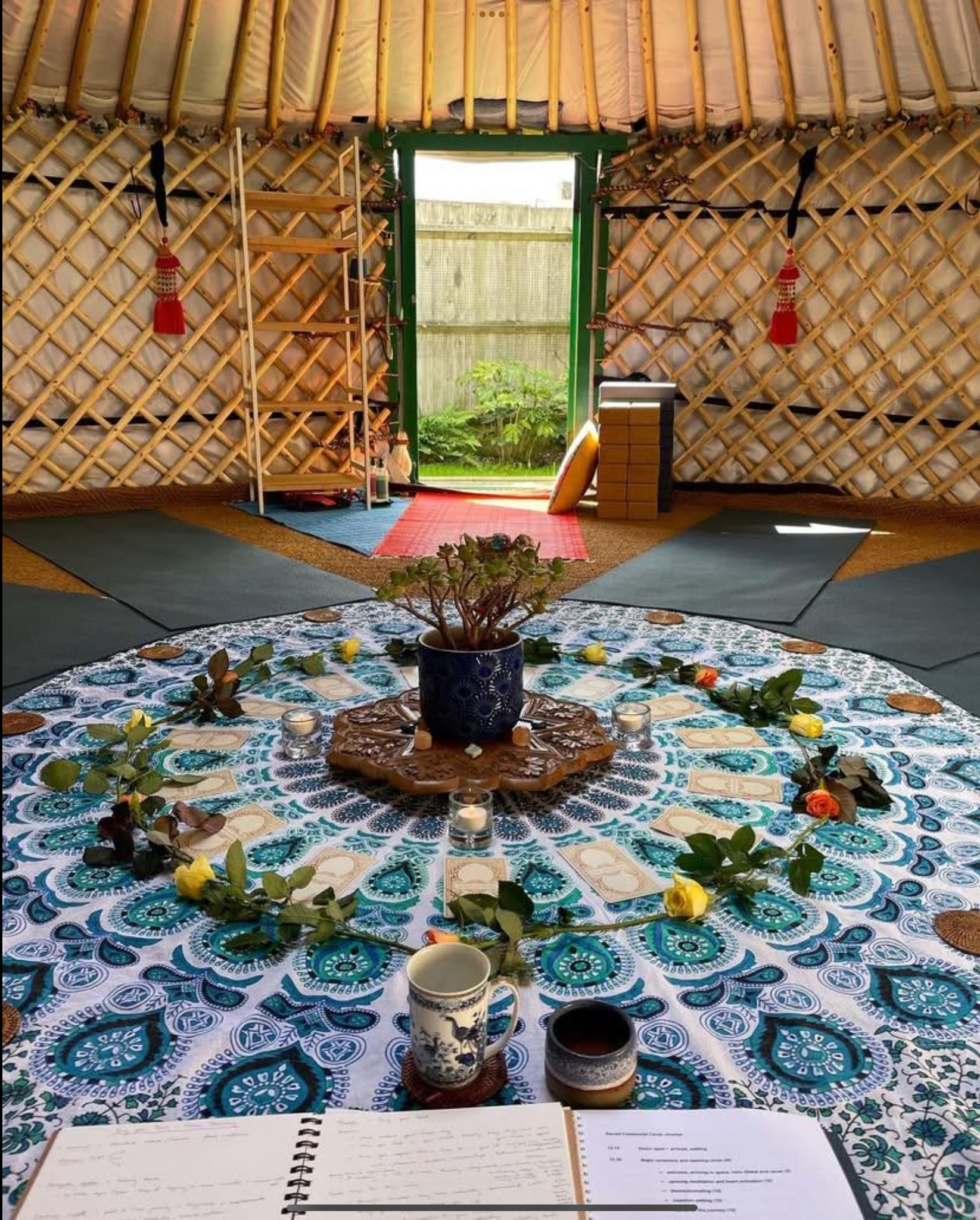 #Wellbeing Yurt #Yoga Yurt