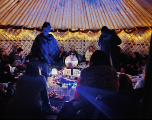 Emerald Earth Community Yurt - Visit our Oxford Show yurt or Speak to Us Emerald Earth Community Yurt